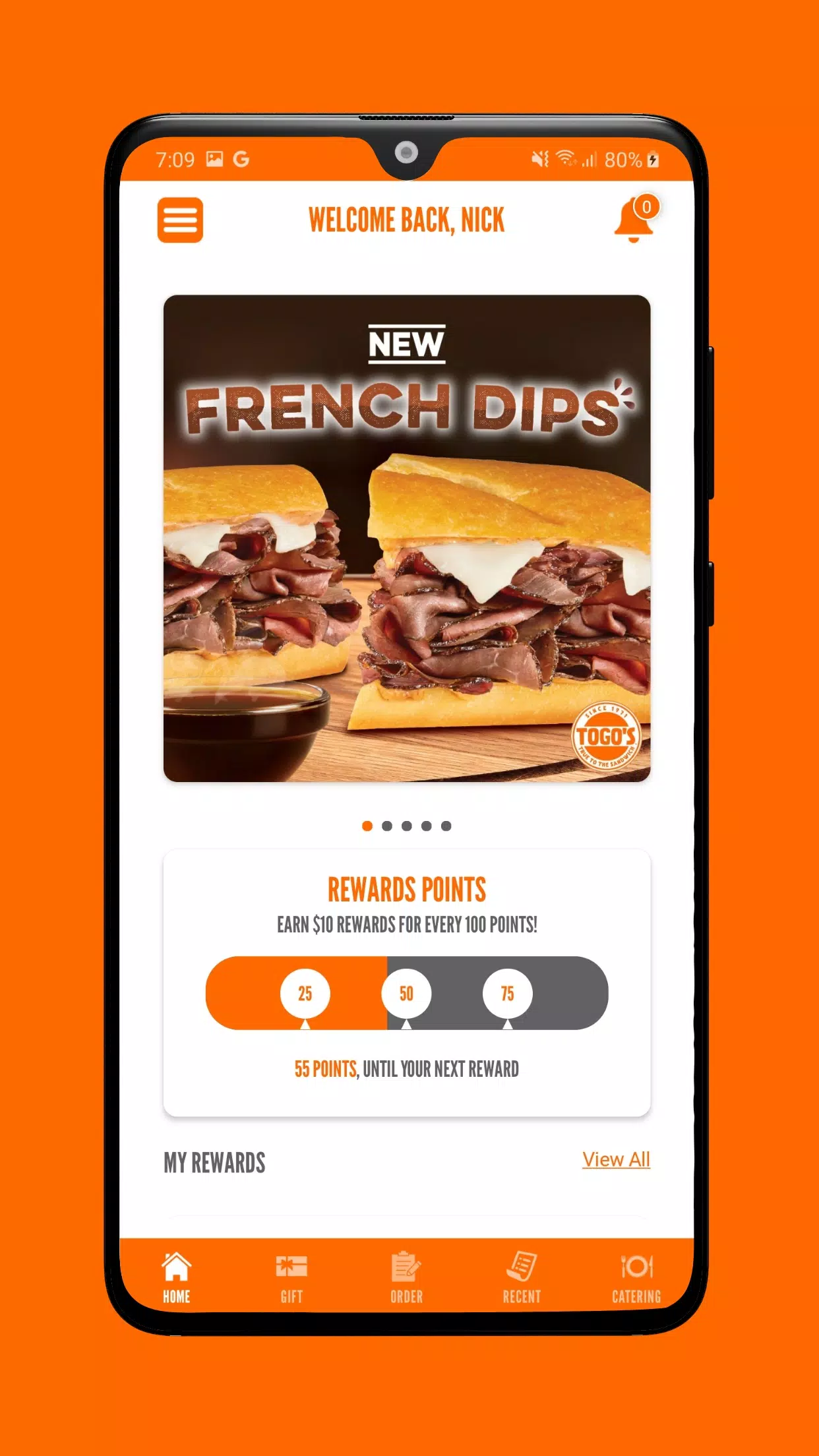 TOGO's Sandwiches Скриншот 1