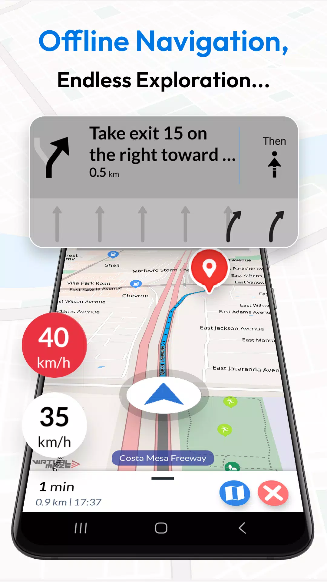 Offline Map Navigation Zrzut ekranu 0