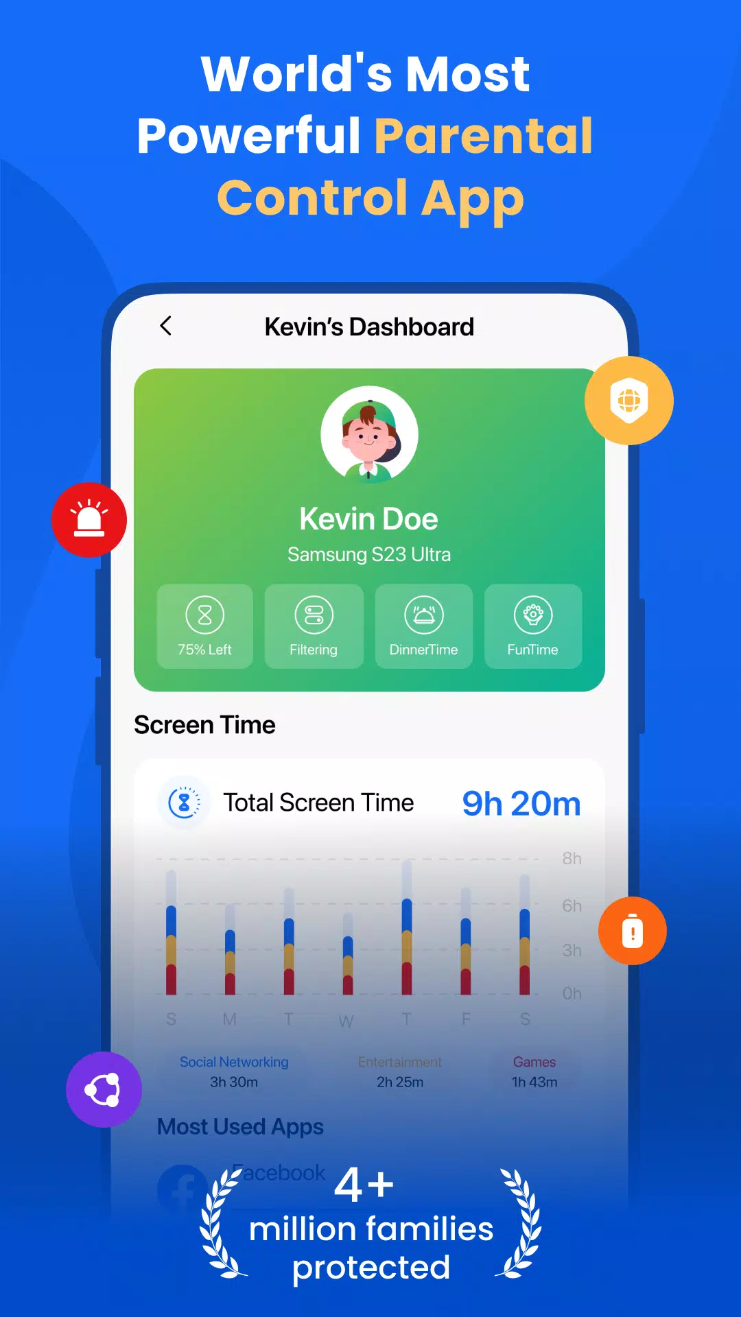 Parental Control FamilyTime應用截圖第0張