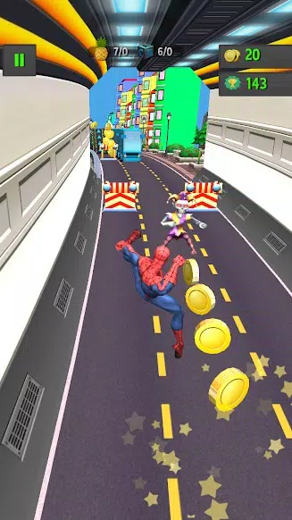 Spider Run Avenger 스크린샷 2