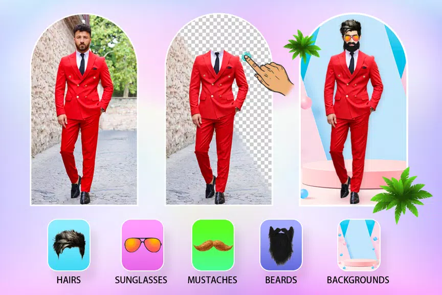 Men Editor App : Photo Changer Zrzut ekranu 3