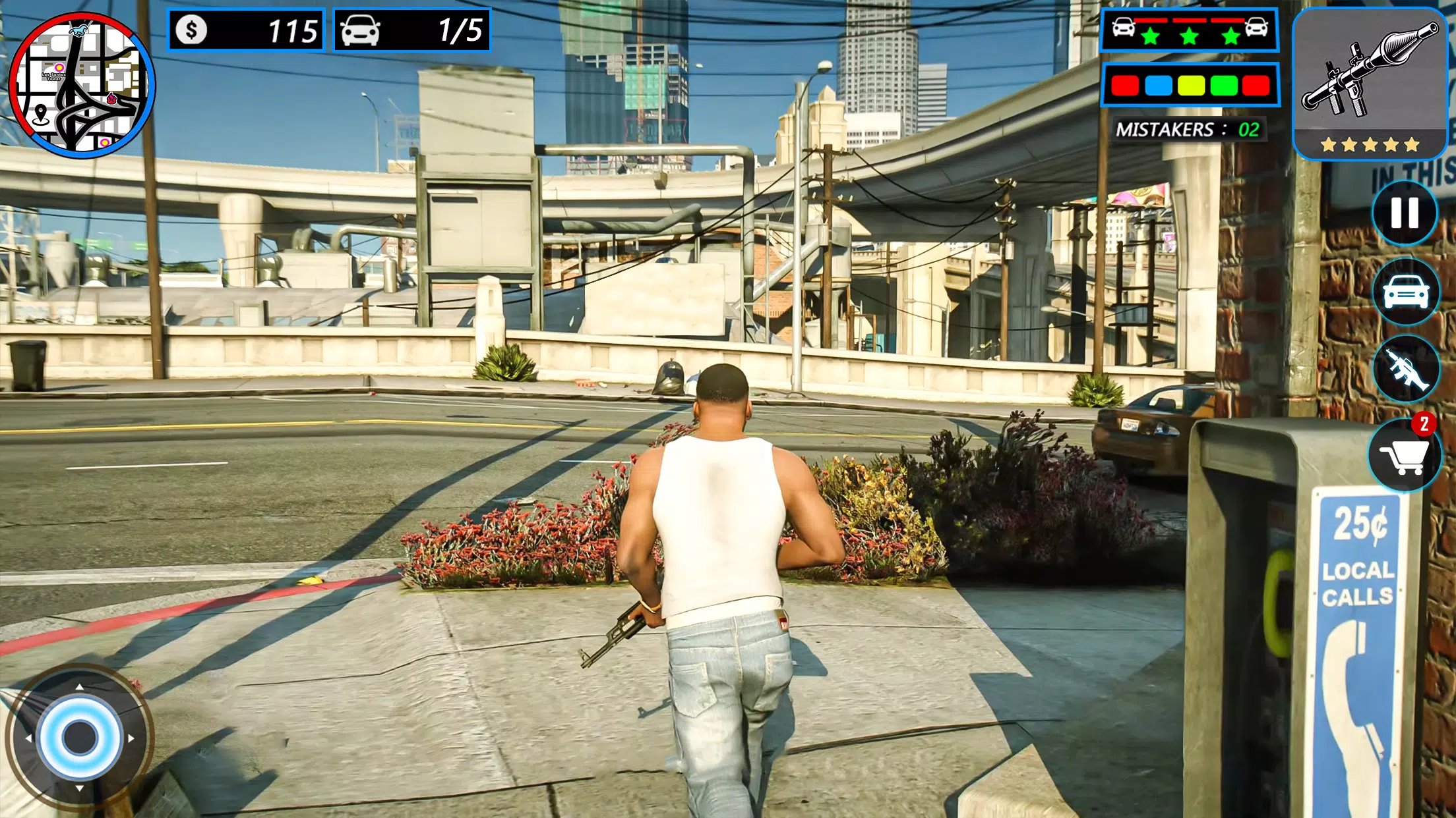 Gangster City Vegas Crime Game Tangkapan skrin 0