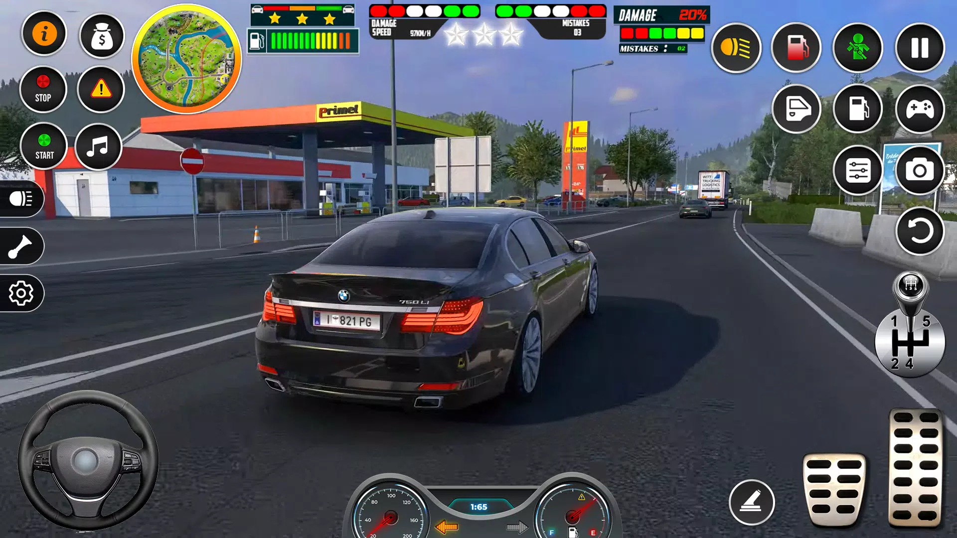 Classic Car Drive Parking Game應用截圖第3張