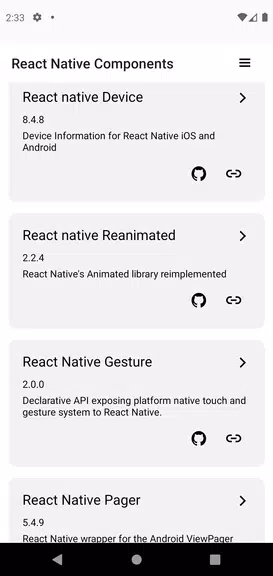 Expo & React Native components Captura de pantalla 1