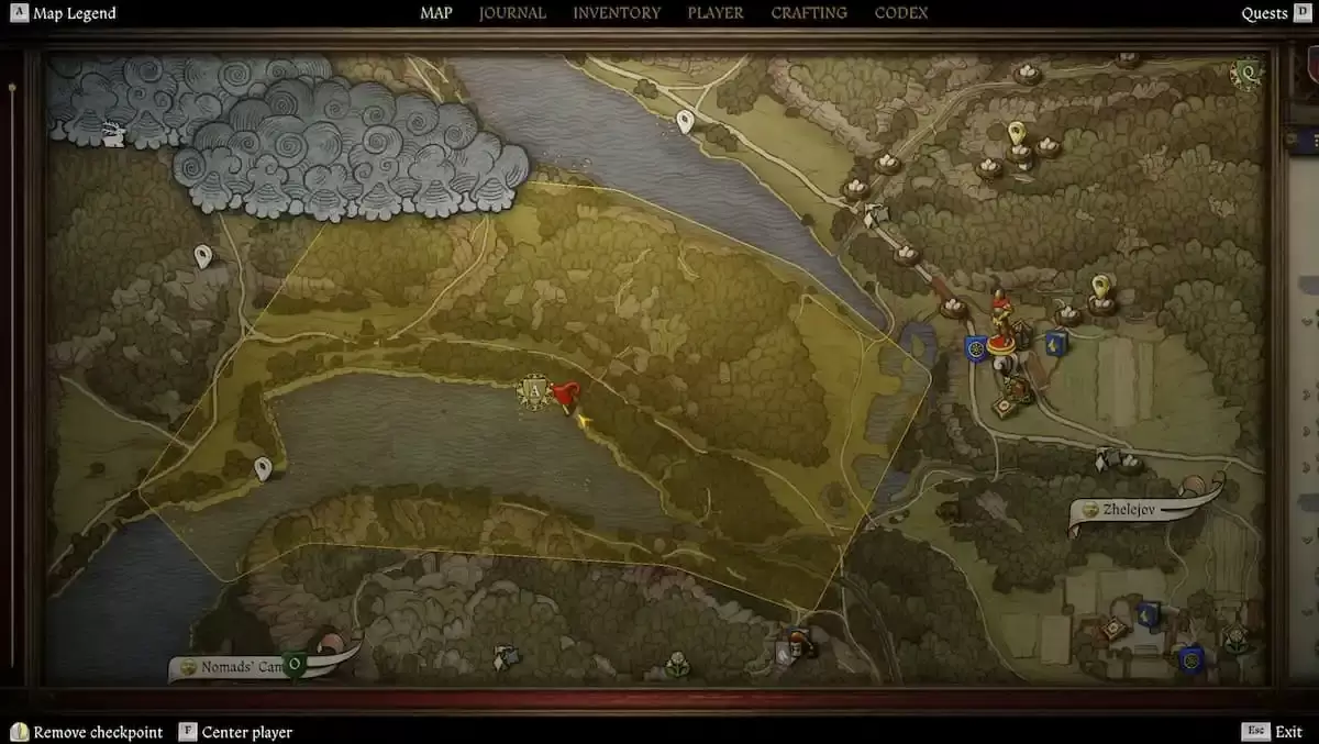 Spade required for the quest