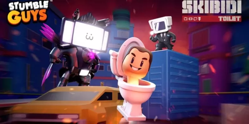 绊倒的家伙与Skibidi厕所合作，在意外合作中