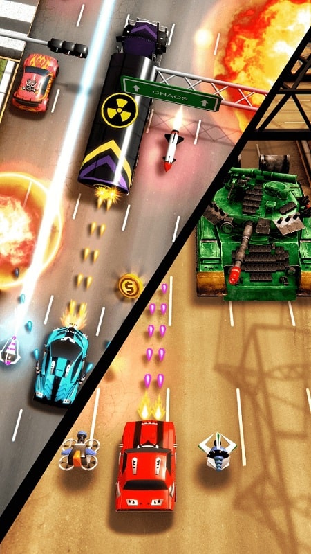 Chaos Road: Kampfrennen Screenshot 1