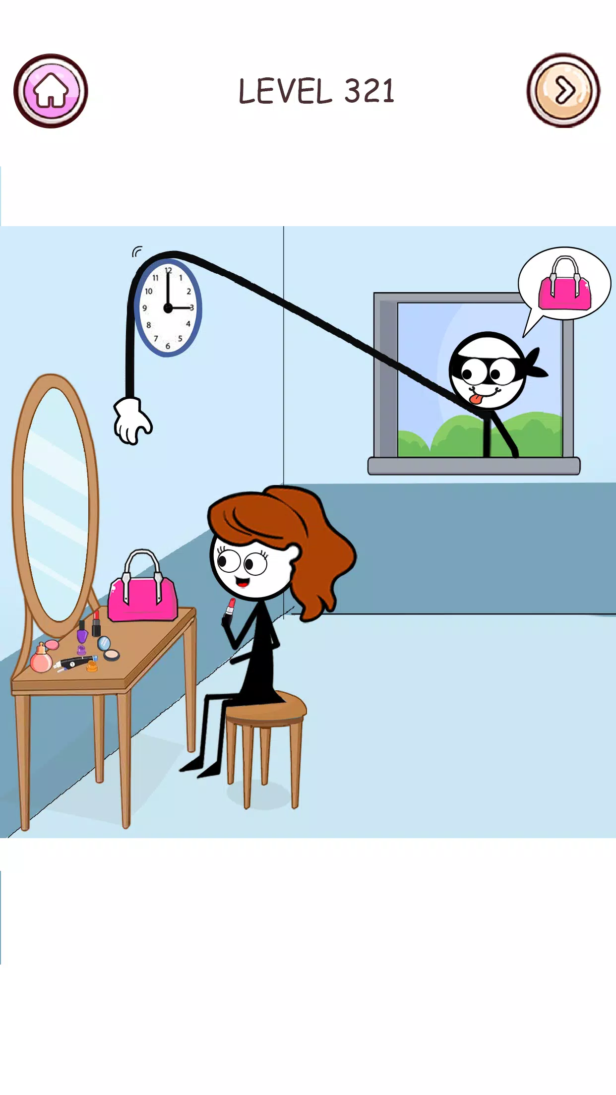 Stick Robber: Brain Puzzle Ekran Görüntüsü 0