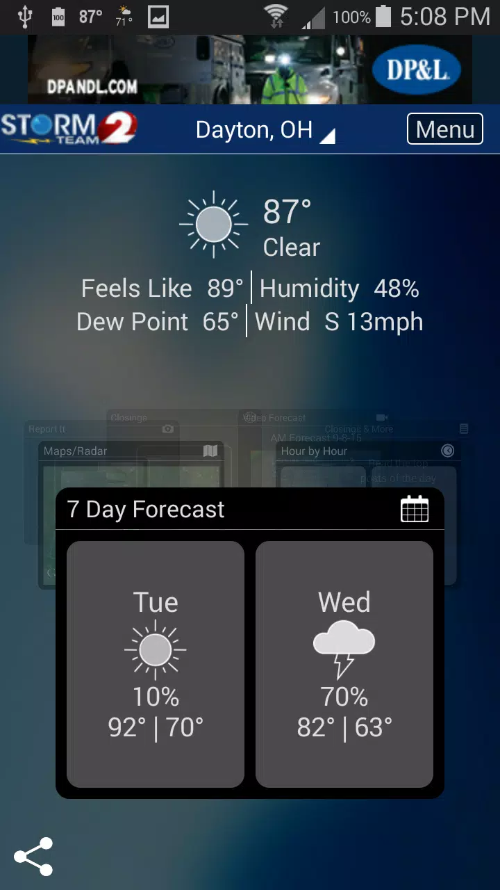 WDTN Weather ภาพหน้าจอ 1