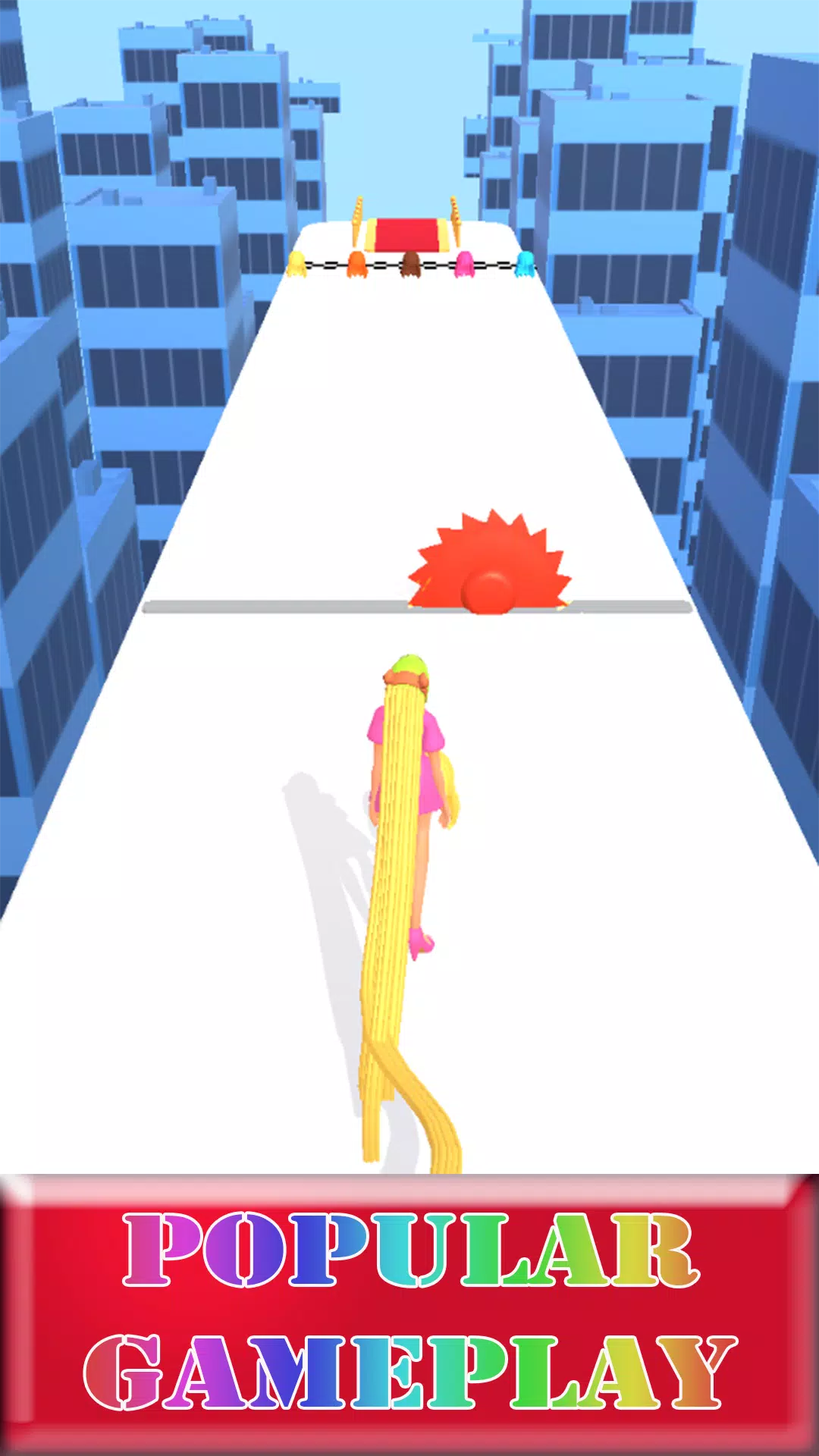 Hair Run 3D Tangkapan skrin 1