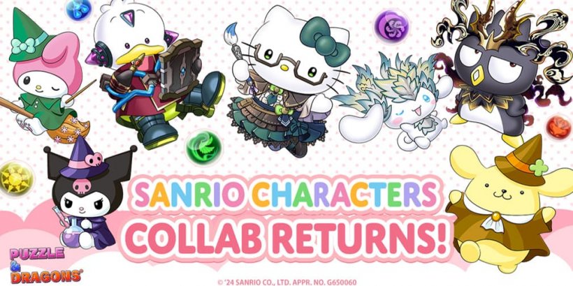 Ang mga character ng Sanrio ay bumalik sa pakikipagtulungan ng Puzzle & Dragons