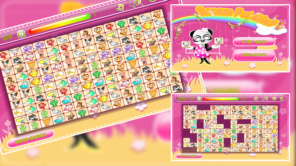 Dream Pet Link: Animal Mahjong Connect Скриншот 3