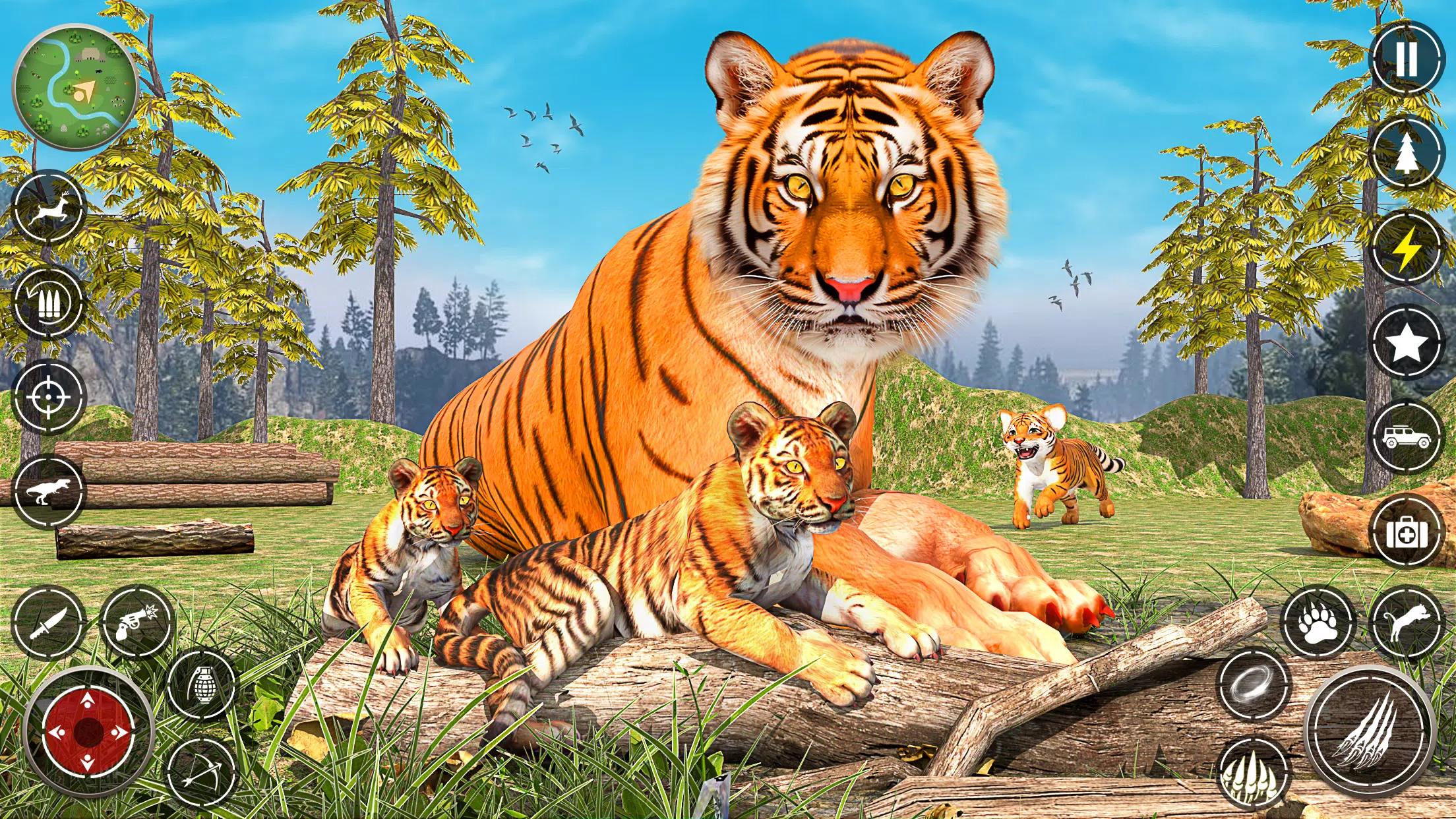The Tiger Family Simulator 3D Ảnh chụp màn hình 3