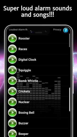 Loudest Alarm Ringtones স্ক্রিনশট 0
