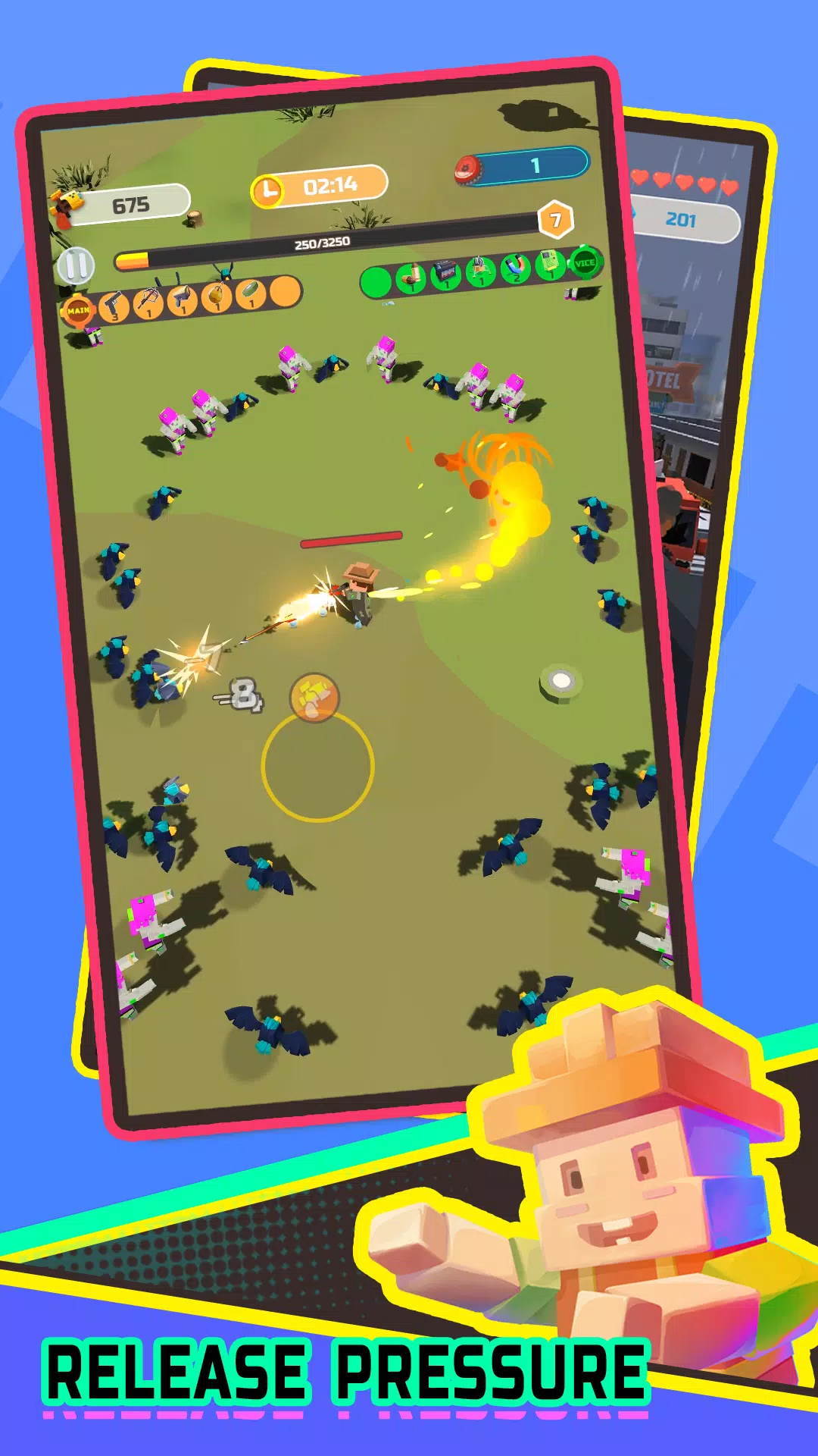 Pixel Zombie Hero Ảnh chụp màn hình 3