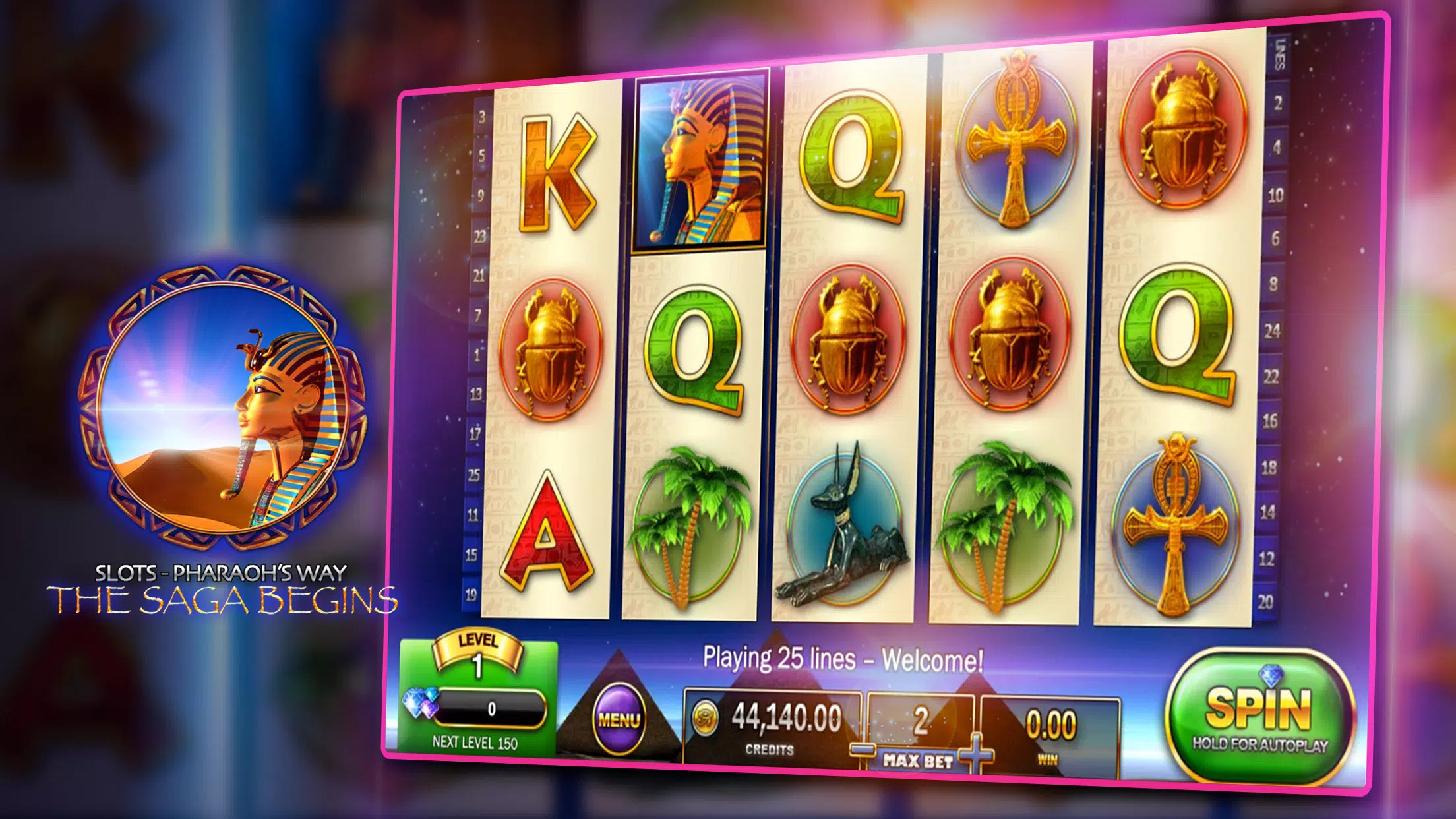 Schermata Slots - Pharaoh's Way Casino 2