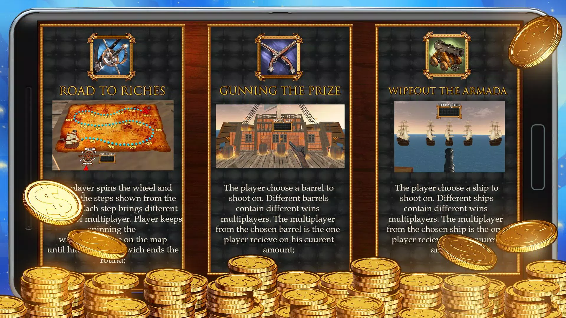 Pirate Slots: VR Slot Machine Capture d'écran 3