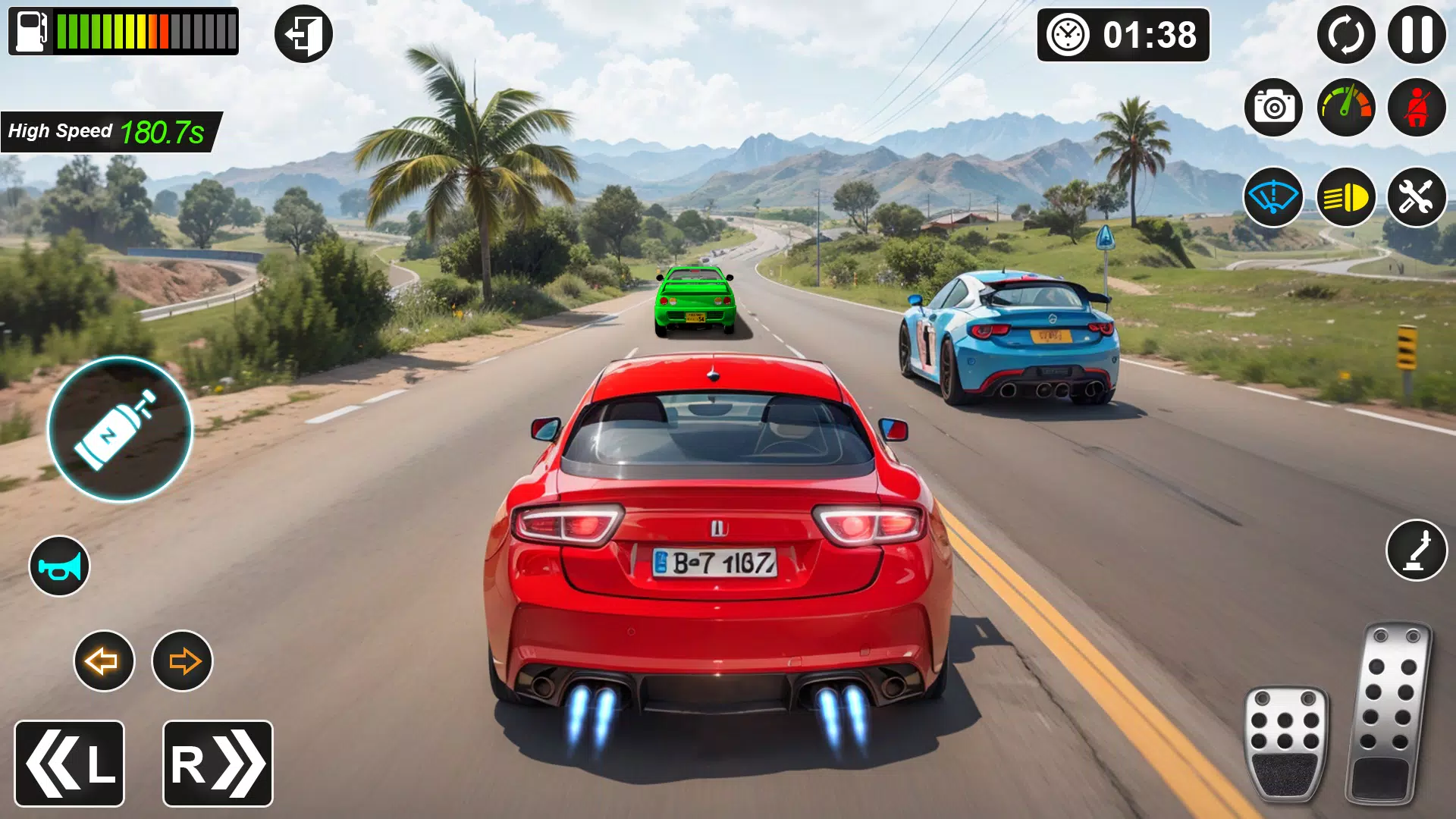 High Speed - Car Racing Game Tangkapan skrin 2