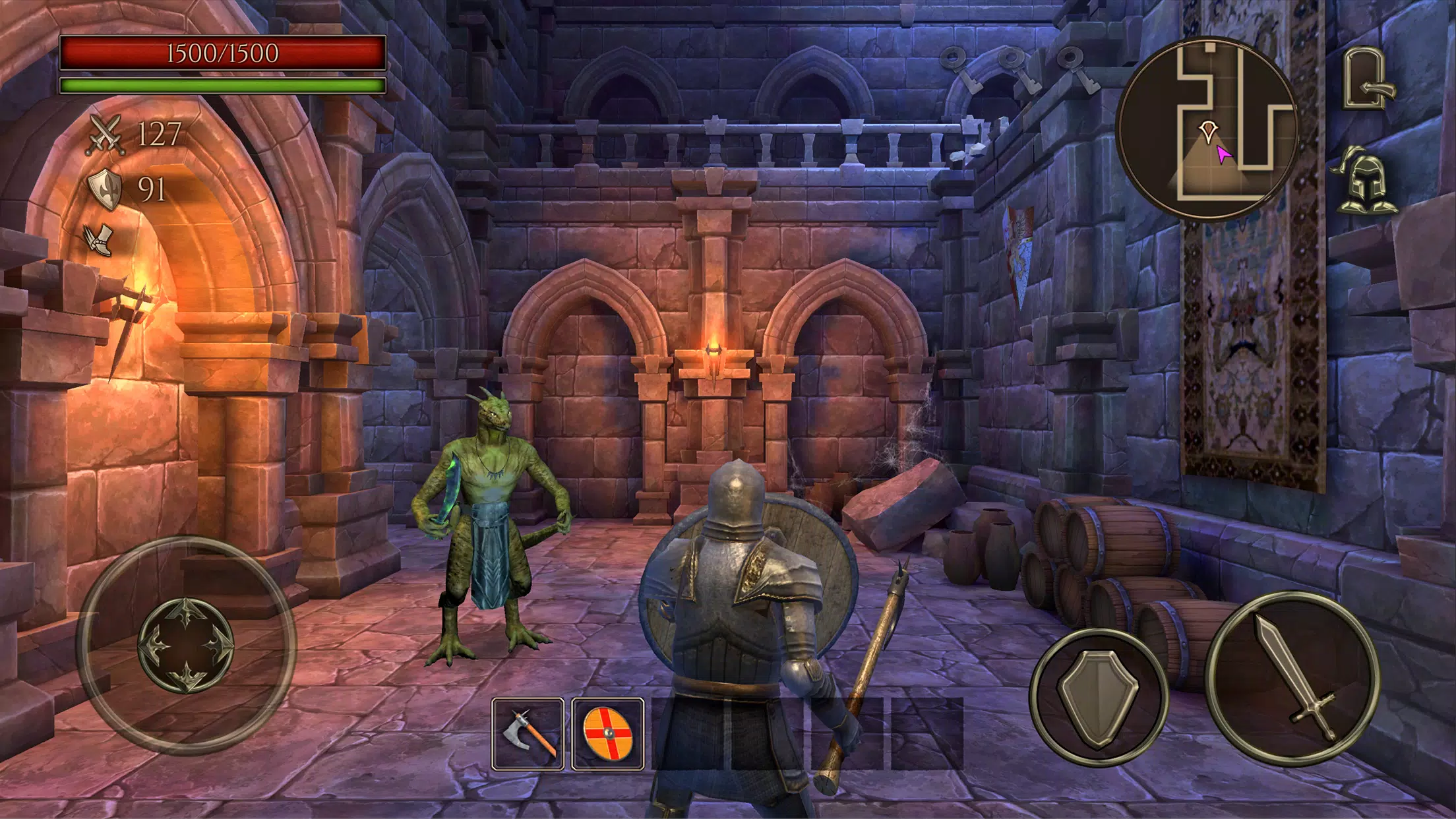 Ghoul Castle 3D - Action RPG應用截圖第3張