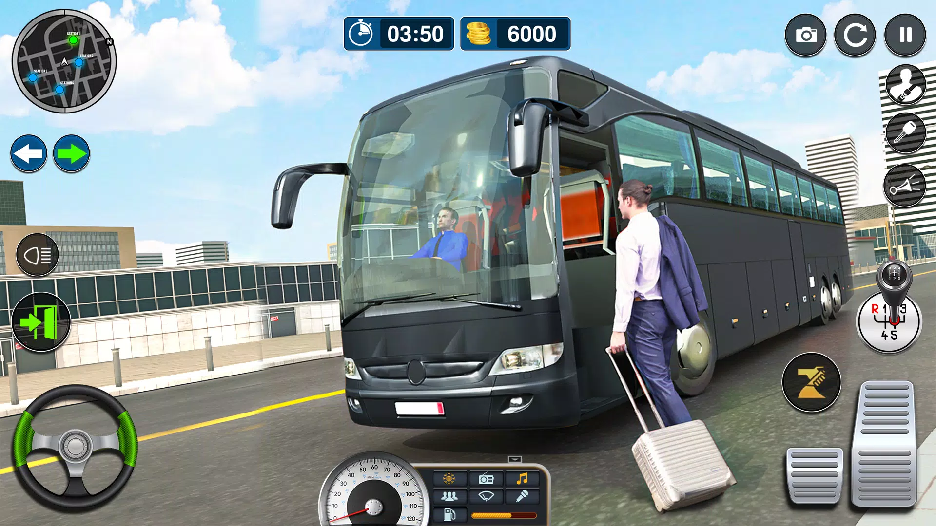 City Bus Steer Challenge स्क्रीनशॉट 1