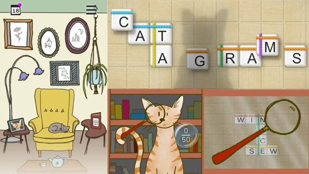 「Catagrams：Androidの愛らしい猫の言葉ゲーム」