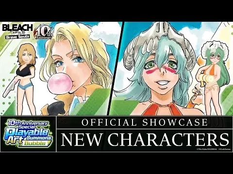 Bleach Brave Souls 10th Anniversary Playable Art Characters