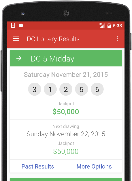 Results for DC Lottery應用截圖第0張