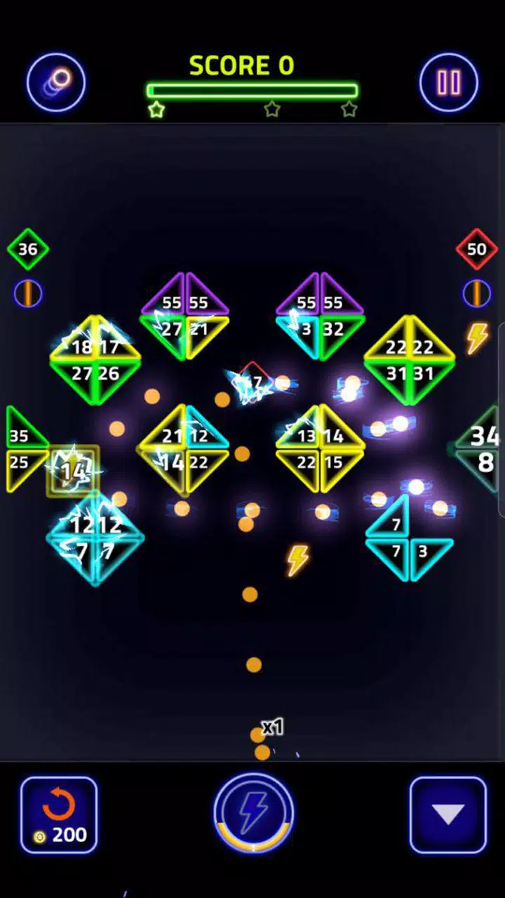 Schermata Brick Breaker Glow 3
