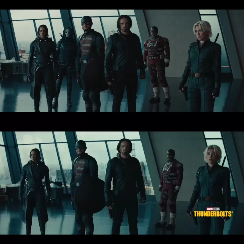 Paghahambing sa eksena ng Thunderbolts