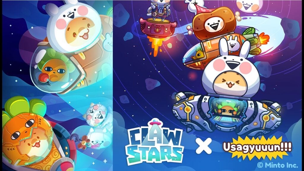 Fluffy Space Crossover : Claw Stars : Stars de la pince x lancement d'Usagyuuun