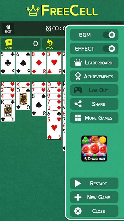 FreeCell - Classic Card Game スクリーンショット 3