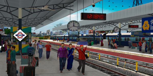 Indian Train Simulator: Game Captura de tela 0
