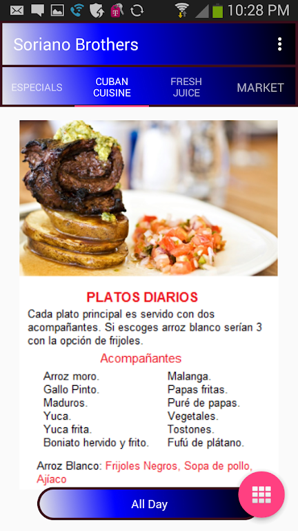 Soriano Brothers Cuban Cuisine Captura de pantalla 2