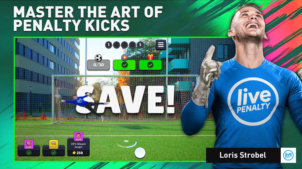 Soccer Penalty: Live Goalie スクリーンショット 1