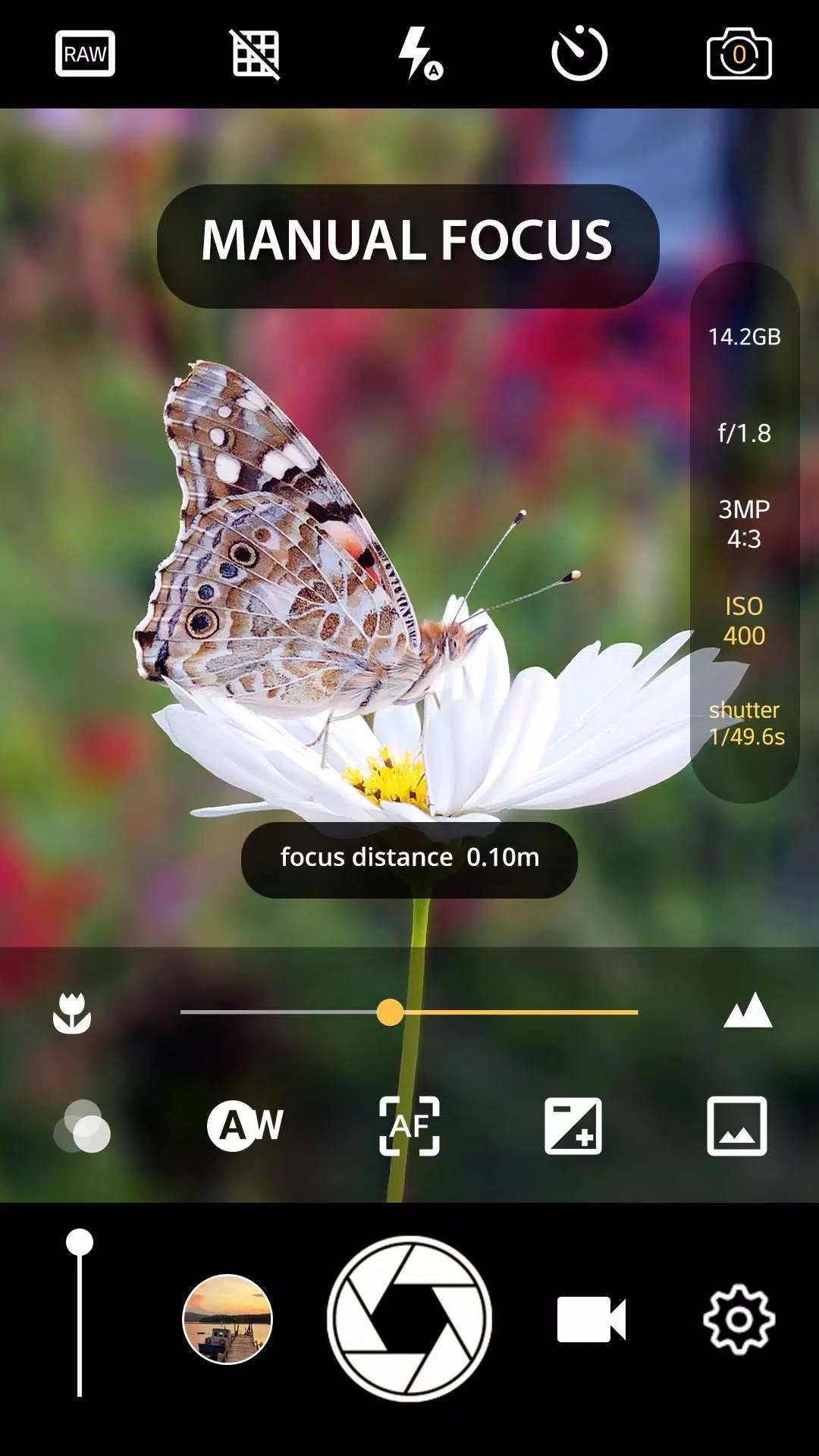 Manual Camera: DSLR Camera Pro ภาพหน้าจอ 1