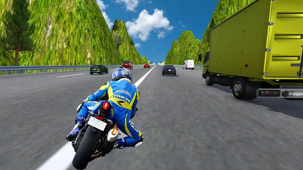 City Bike Traffic Race in Crowd Taxi 3D应用截图第2张