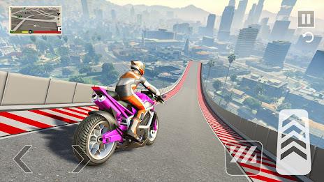 Mega Ramp Stunt Bike Games 3D應用截圖第1張