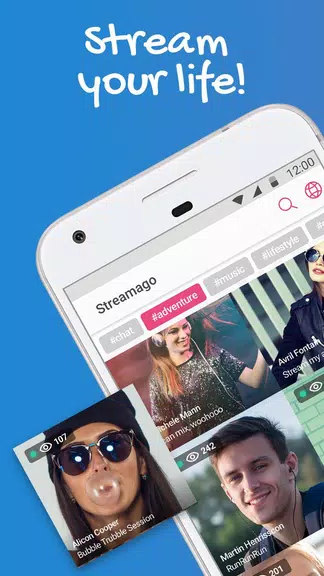 Streamago - Live Video Streaming Capture d'écran 0