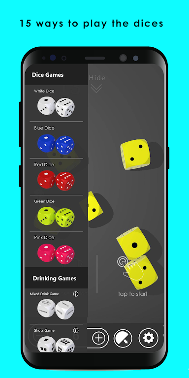 Dices: Bluffing game, Party dice games Captura de tela 1