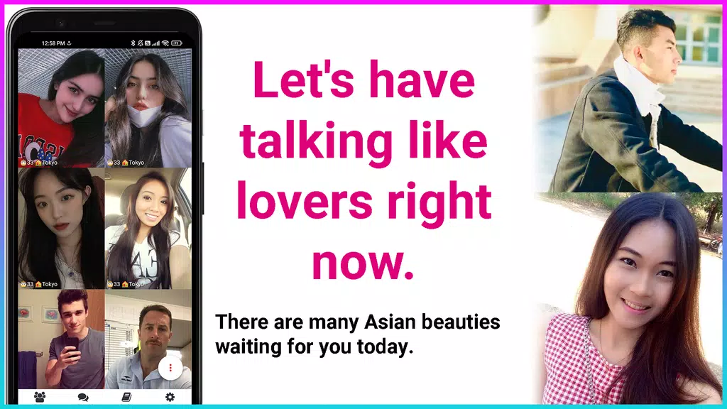 AsianMate - Live video chat Captura de tela 1