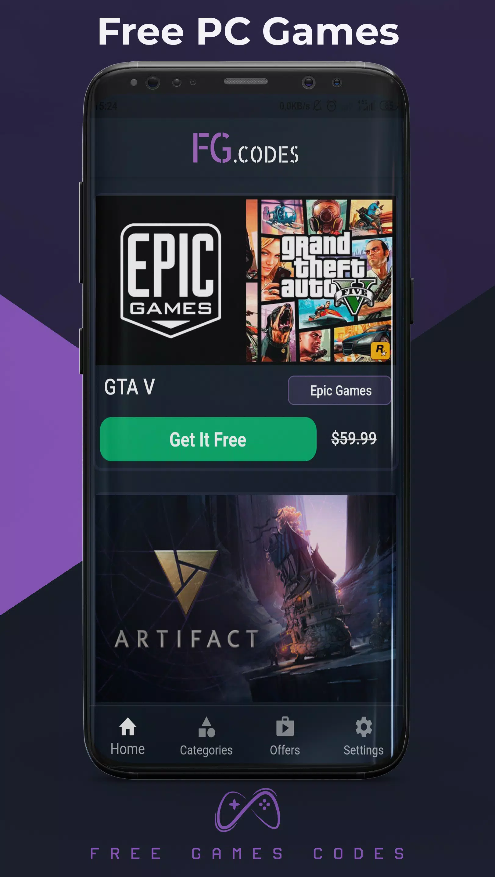 PC Games Alerts on Steam, Epic ဖန်သားပြင်ဓာတ်ပုံ 0