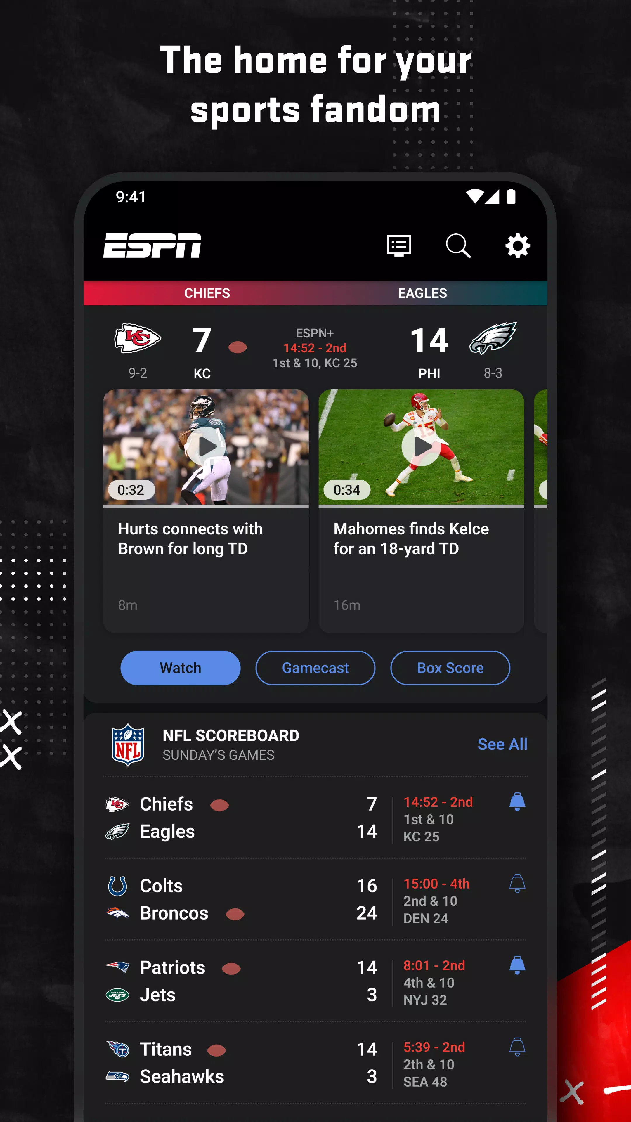 ESPN Schermafbeelding 0
