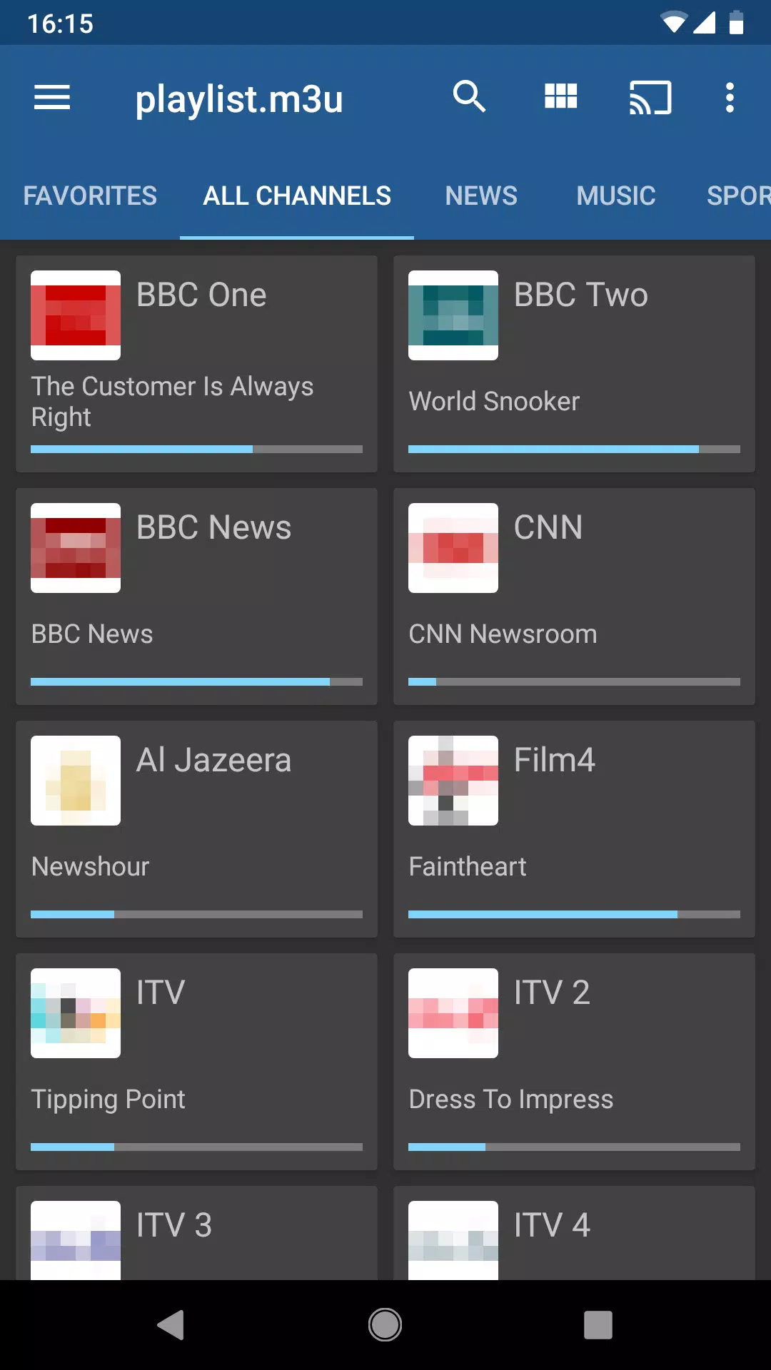 IPTV Schermafbeelding 0