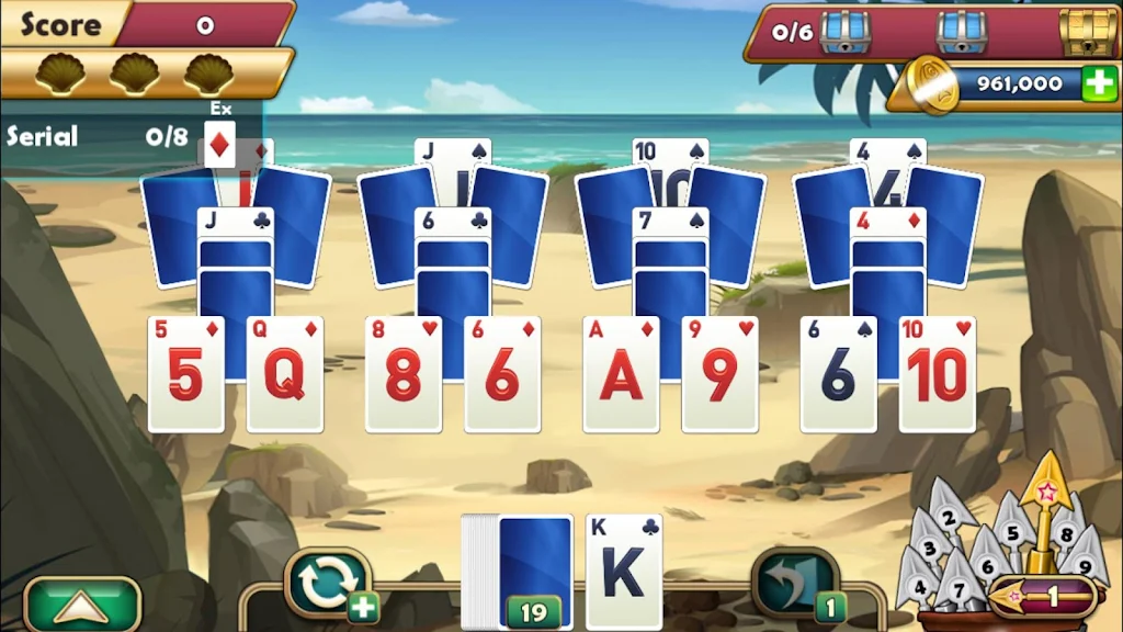 Seagirt Solitaire Ảnh chụp màn hình 0
