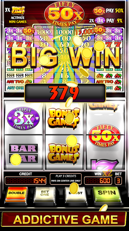 Triple Fifty Times Pay - Free Vegas Style Slots Captura de tela 3