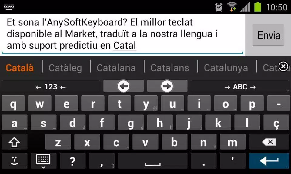 Catalan for AnySoftKeyboard スクリーンショット 1