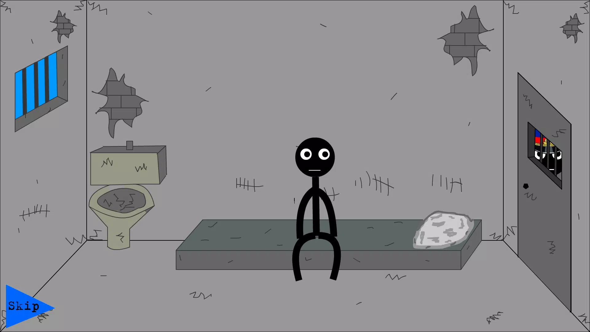 Stickman Jailbreak，Funny Escap ဖန်သားပြင်ဓာတ်ပုံ 1