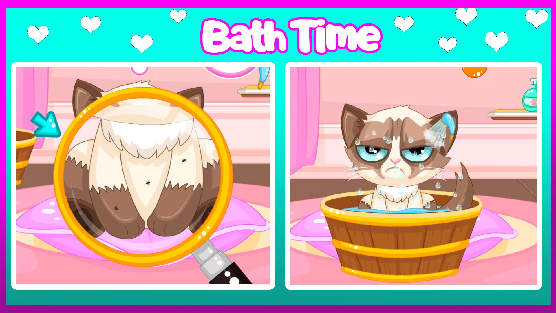 Sleepy Kitty Grooming Captura de tela 2