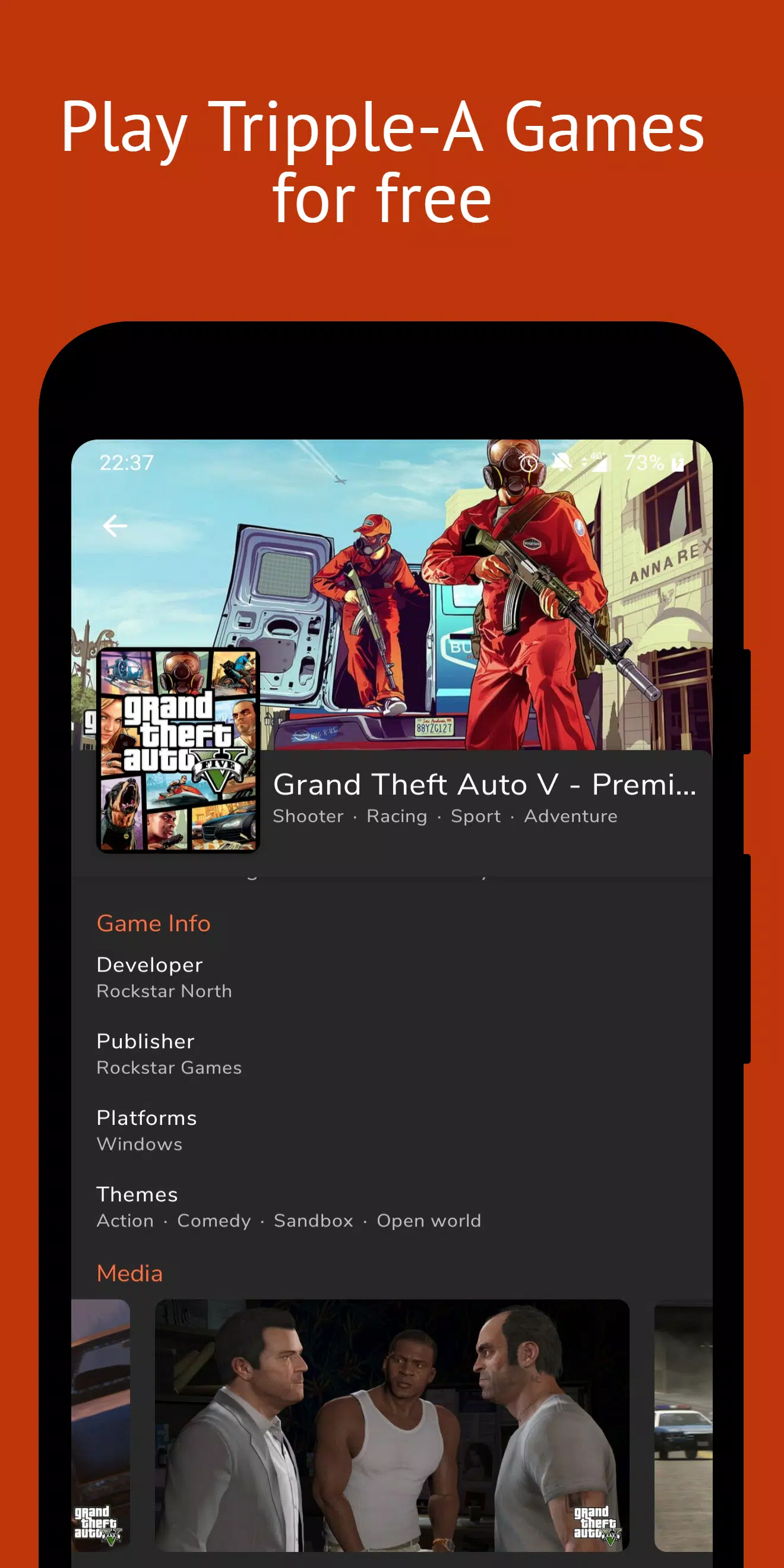 PC Games Radar for Epic Games, ဖန်သားပြင်ဓာတ်ပုံ 1
