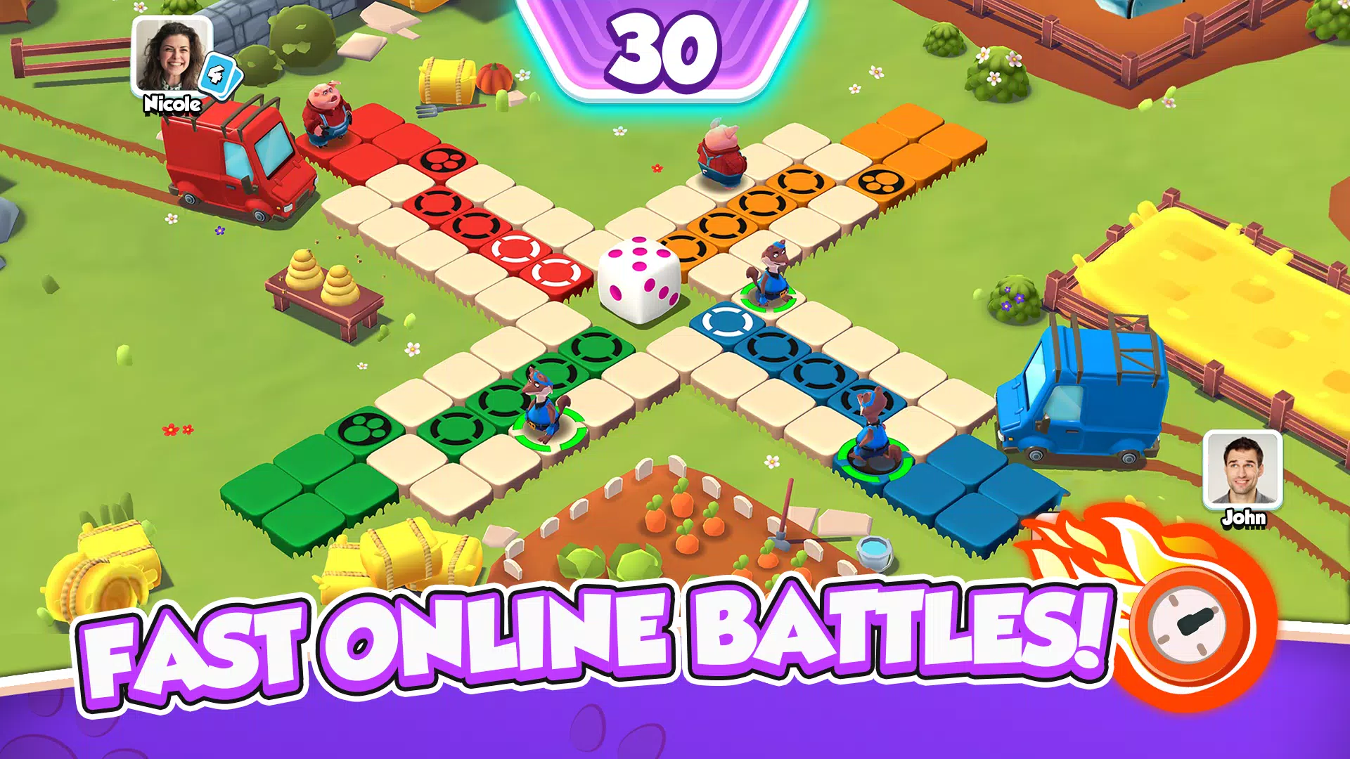 Ludo: Animal Heroes ภาพหน้าจอ 0